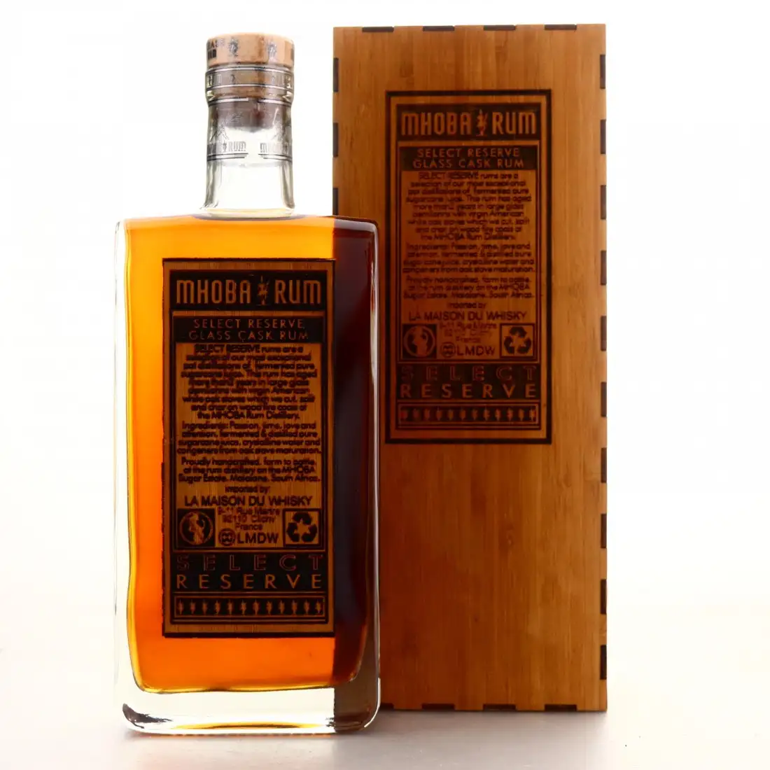High resolution image of MHOBA Select Reserve Glass Cask Rum 2019