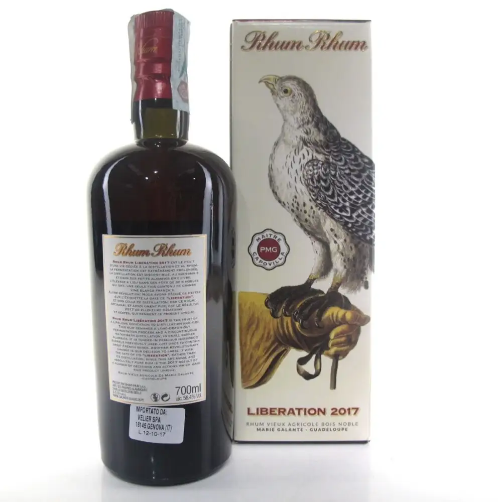 High resolution image of Velier Bielle Rhum Rhum Libération Integrale 2017 2010