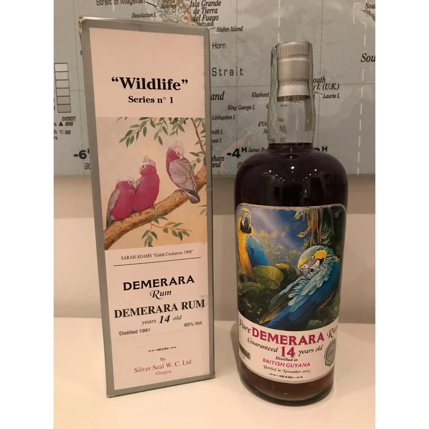 Hochauflösendes Bild von Silver Seal Enmore Demerara Rum 1991