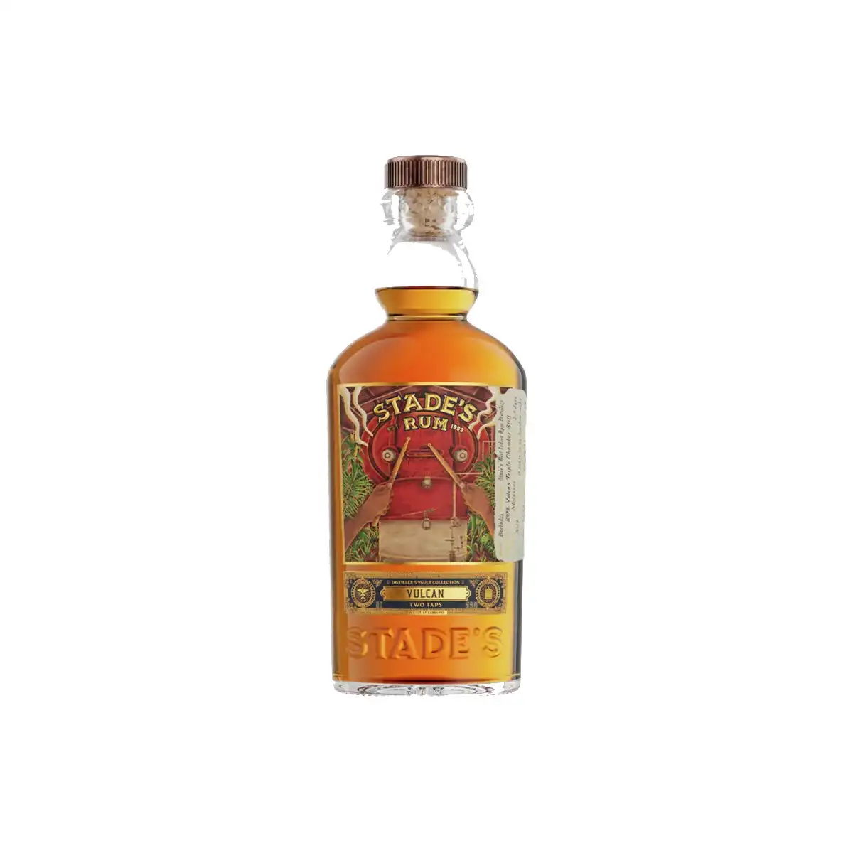 Bottle of Stade’s Rum Vulcan Two Taps 2019