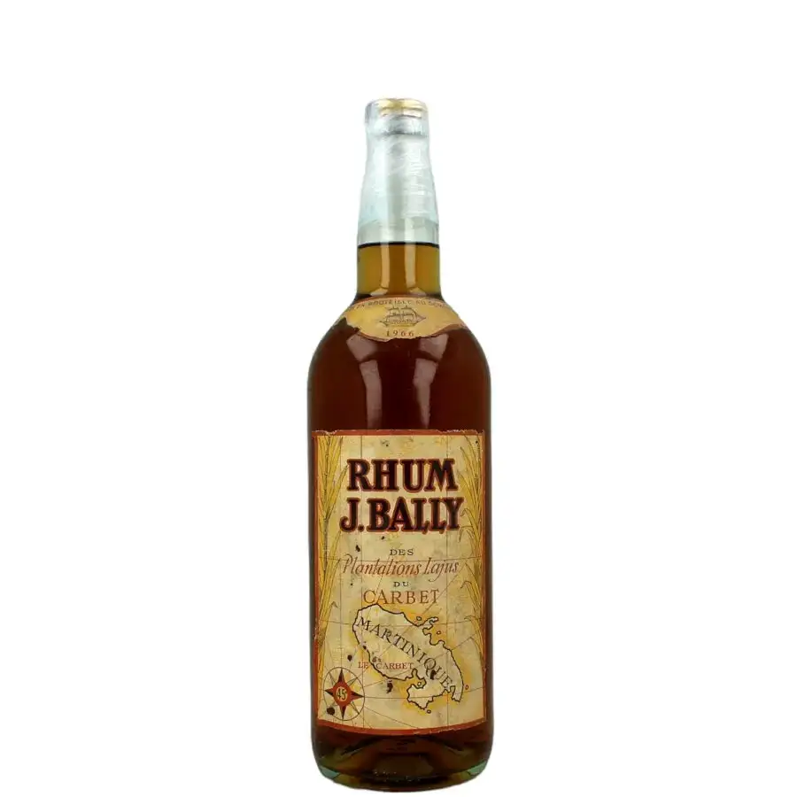 Bottle of J. Bally Plantations Lajus du Carbet (Round Bottle) 1966