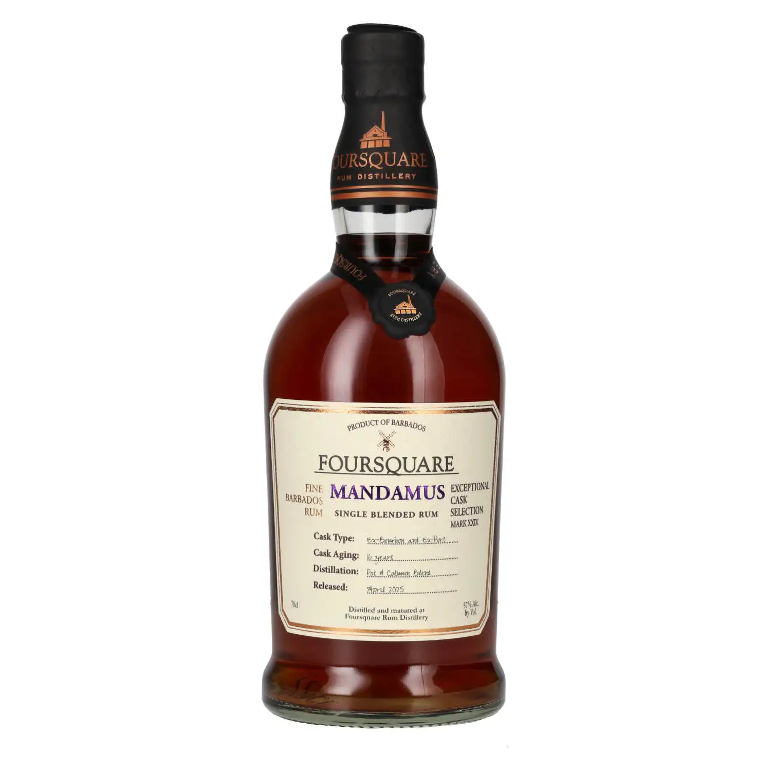 Bottle of Foursquare Exceptional Cask Sélection XXIX (Mandamus) 2025