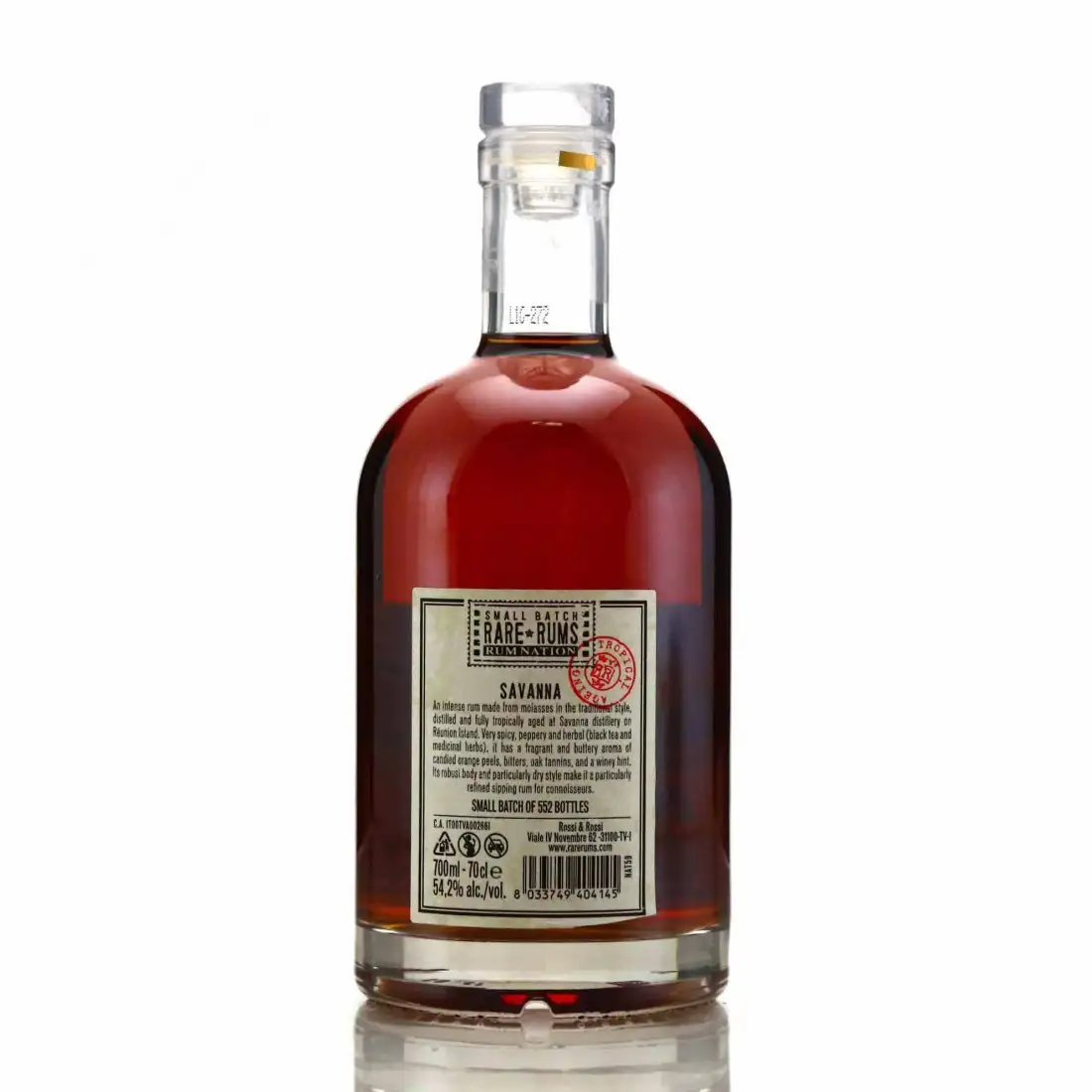High resolution image of Rum Nation Savanna Small Batch Rare Rums 2006