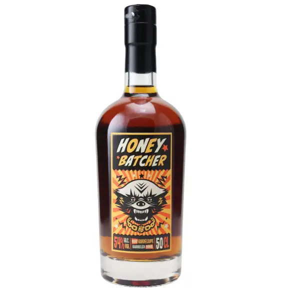 Bottle of HoneyBatcher GmbH Bellevue Honeybatcher Guadeloupe Rum 1998