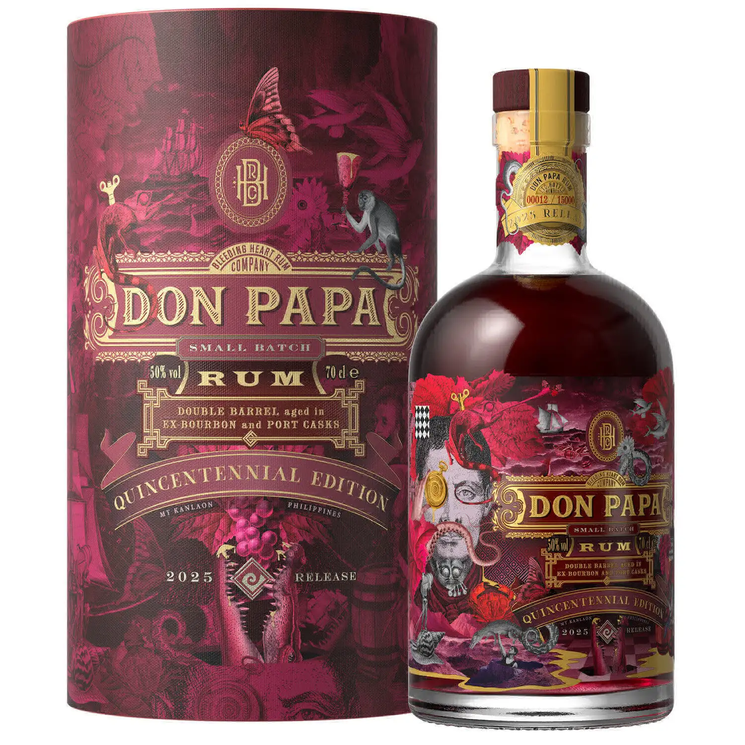 Bottle of Don Papa Quincentennial Edition (2025 Release)