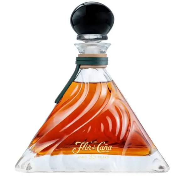 Bottle of Flor de Caña 135th Anniversary Rum