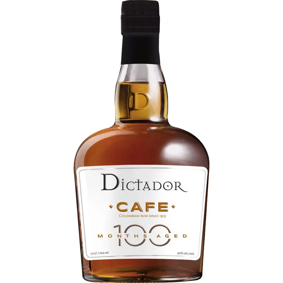Bottle of Dictador 100 Cafe