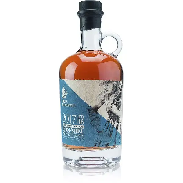 Bottle of Tres Hombres Ron Aldea Ed. 16 Ron y Miel La Palma 2017