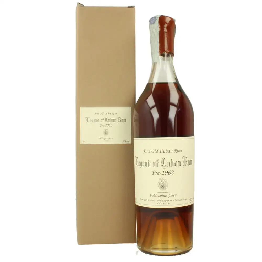 Bottle of Valdespino Legend of Cuban Rum Pre-1962 1944