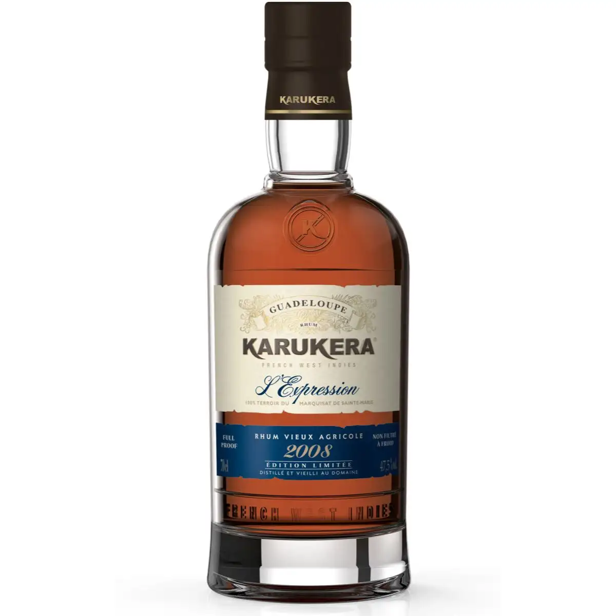 Bottle of Karukera Millésime L‘Expression 2008