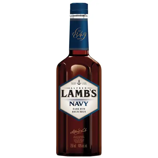 Bottle of Alfred Lamb‘s Navy Dark Rum