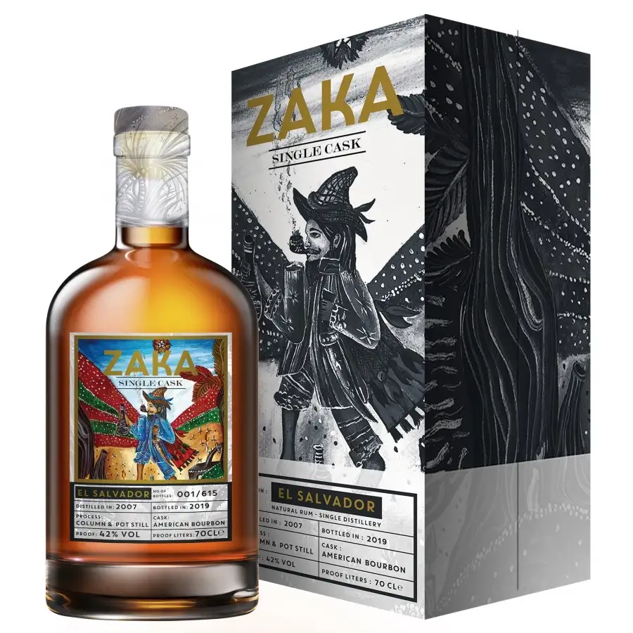 Bottle of Zaka El Salvador 2007