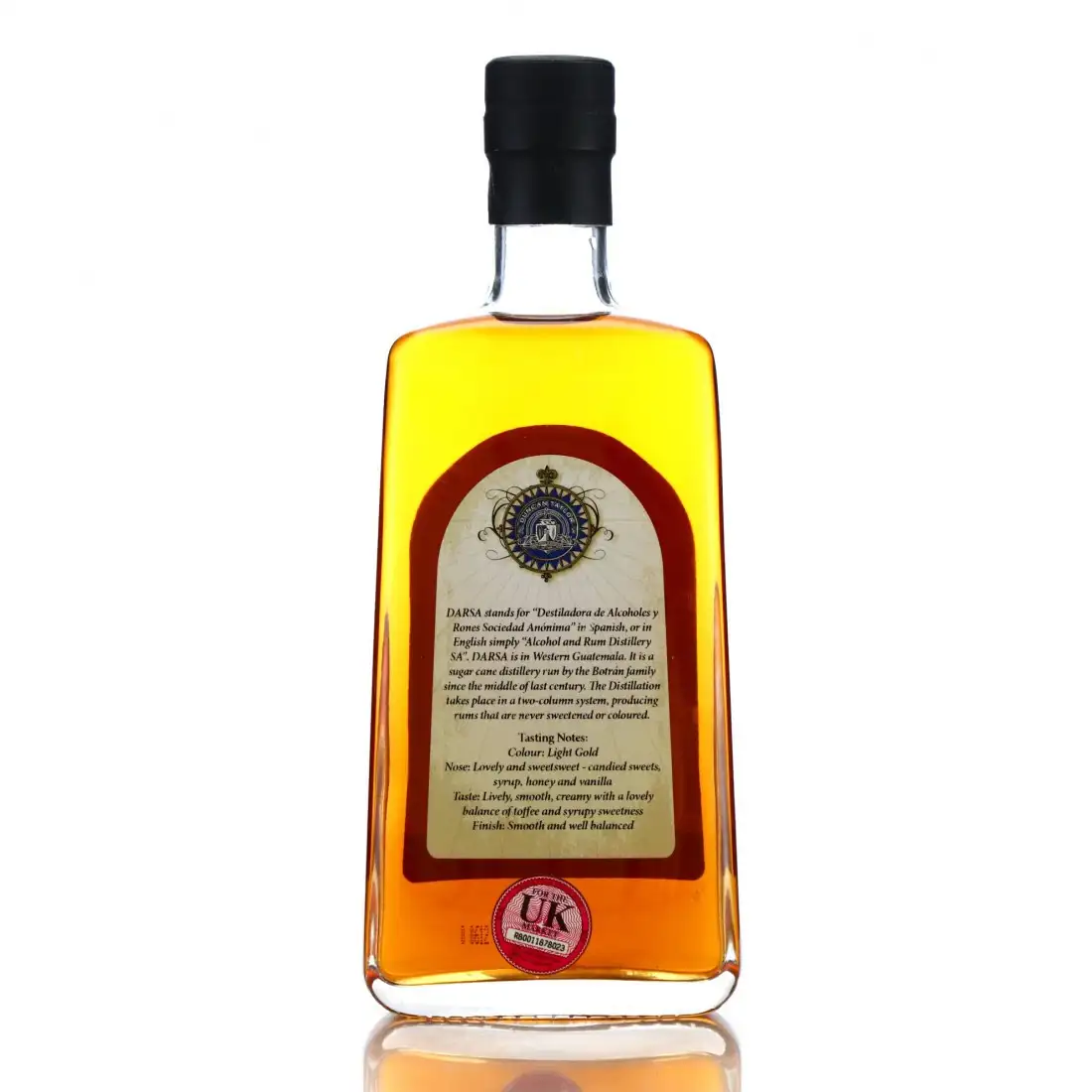 High resolution image of Duncan Taylor Darsa Single Cask Rum 2007