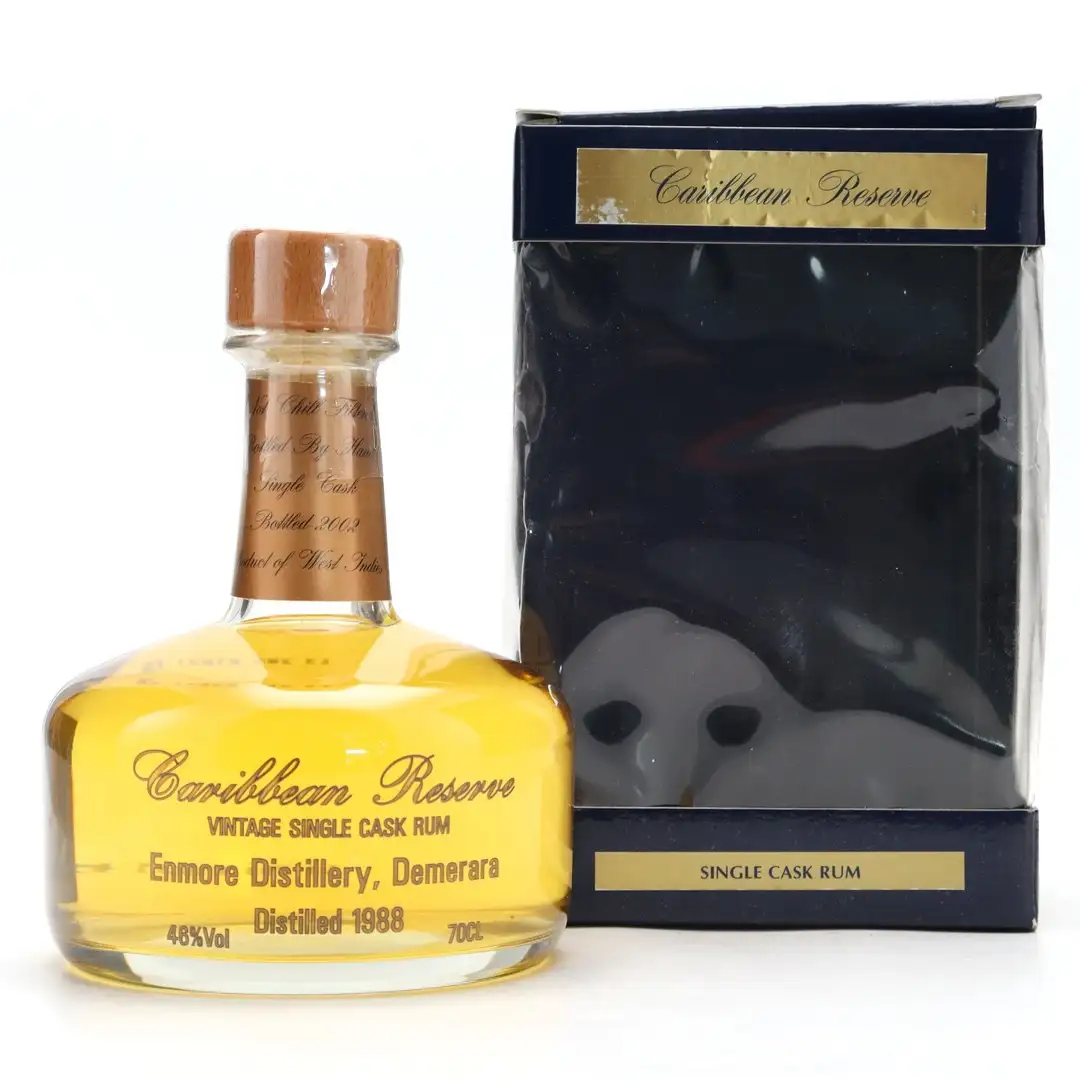 Bottle of Liquid Gold Enmore Caribbean Reserve 1988