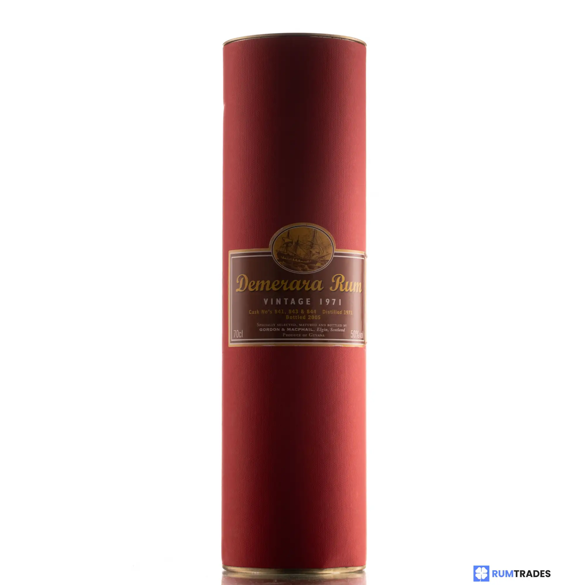 High resolution image of Gordon &amp; MacPhail Demerara Rum 1971