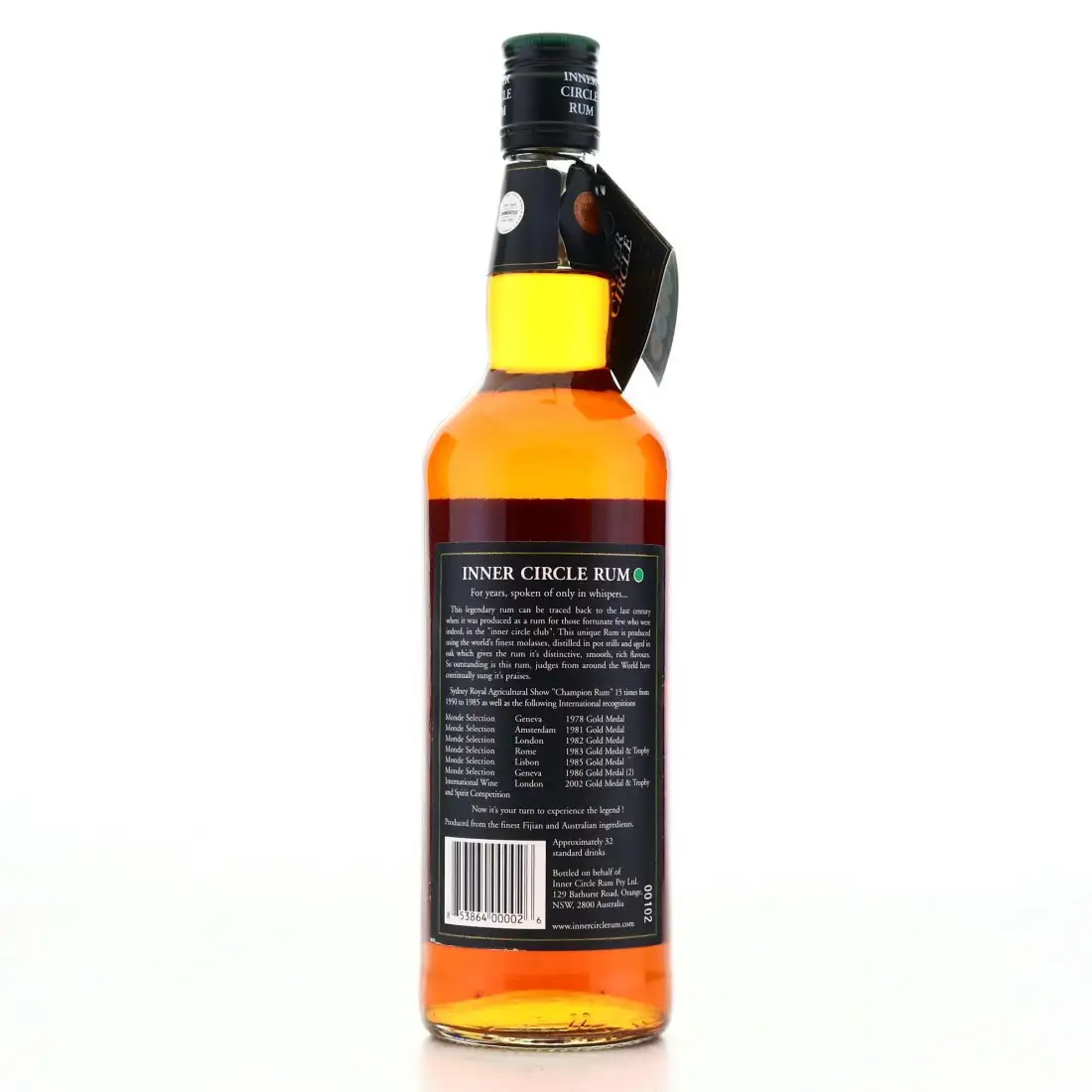 Image haute résolution de Beenleigh Inner Circle Overproof Traditional Pot Still Rum