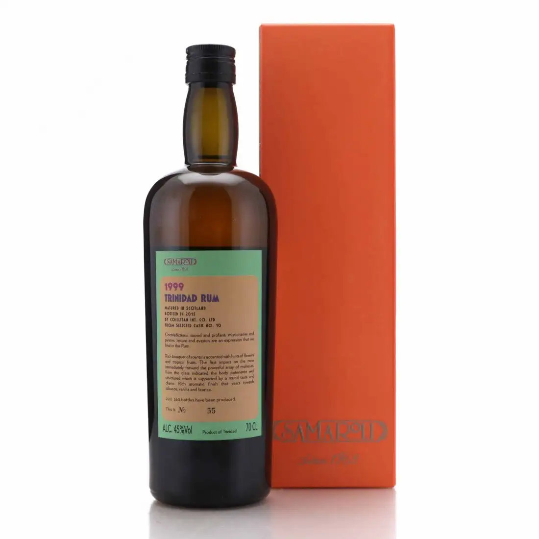 Hochauflösendes Bild von Samaroli Caroni Trinidad Rum 1999