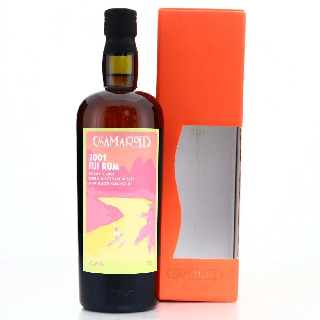 Bottle of Samaroli South Pacific Fiji Rum 2001