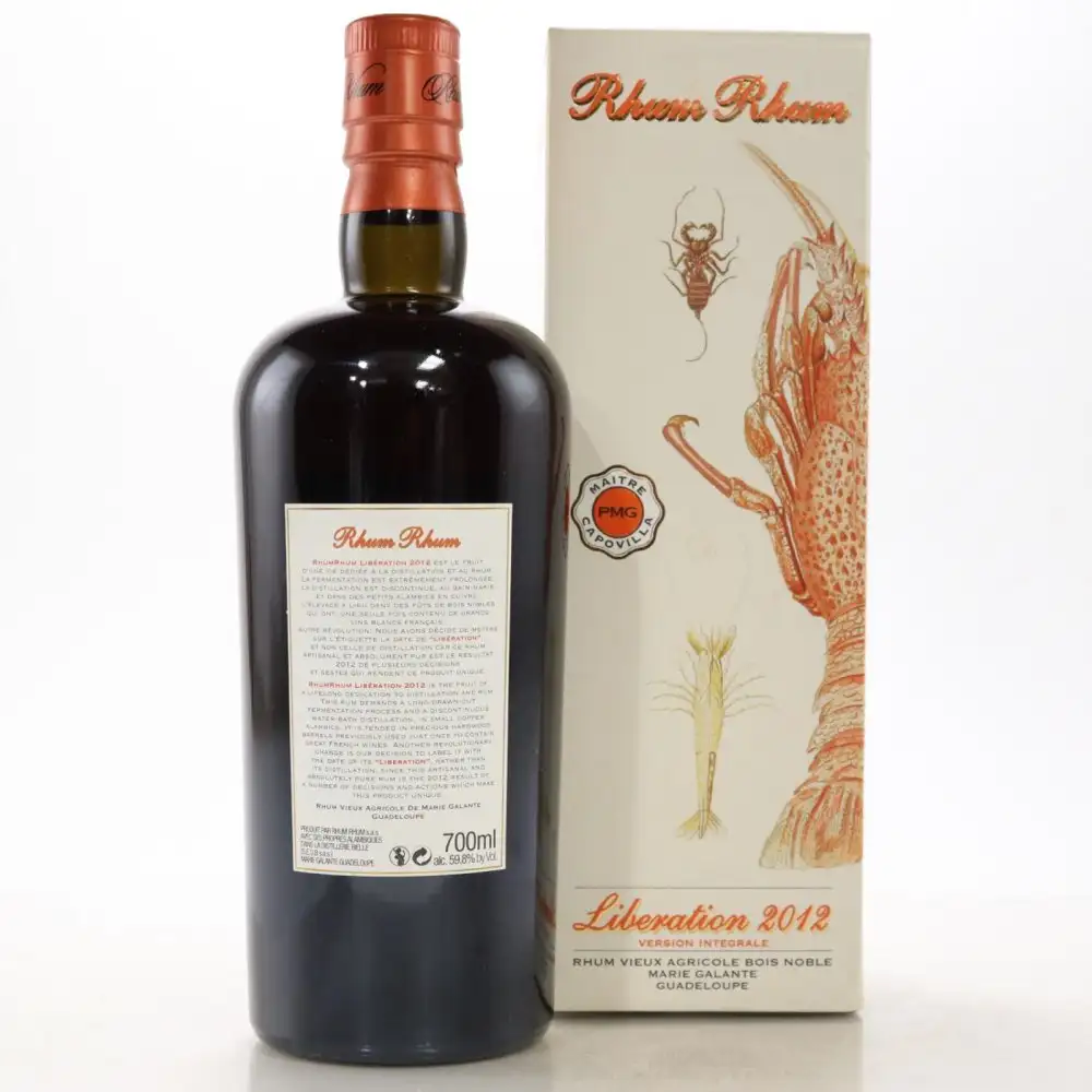 High resolution image of Velier Bielle Rhum Rhum Libération Integrale 2012 2007