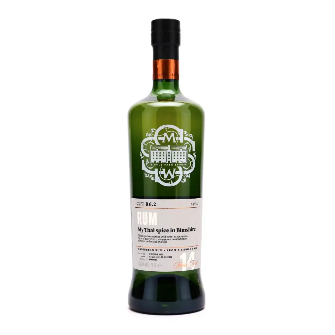 High resolution image of SMWS Foursquare R6.2 My Thai spice in Bimshire 2002