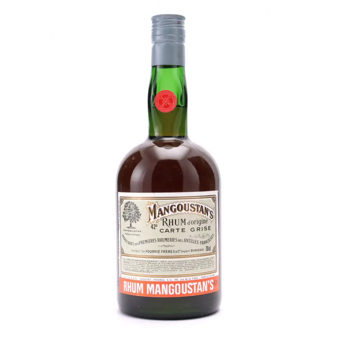 Bottle of Rhum Mangoustan‘s Carte Grise