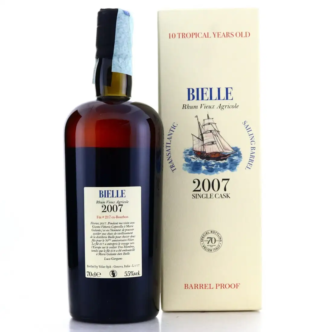 High resolution image of Velier Bielle Single Cask 2007