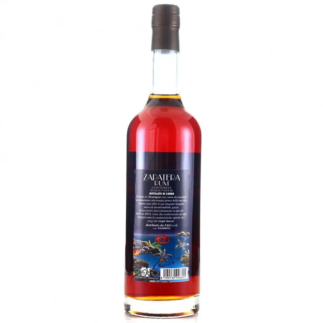 Hochauflösendes Bild von Zapatera Gran Reserva Single Barrel 1989