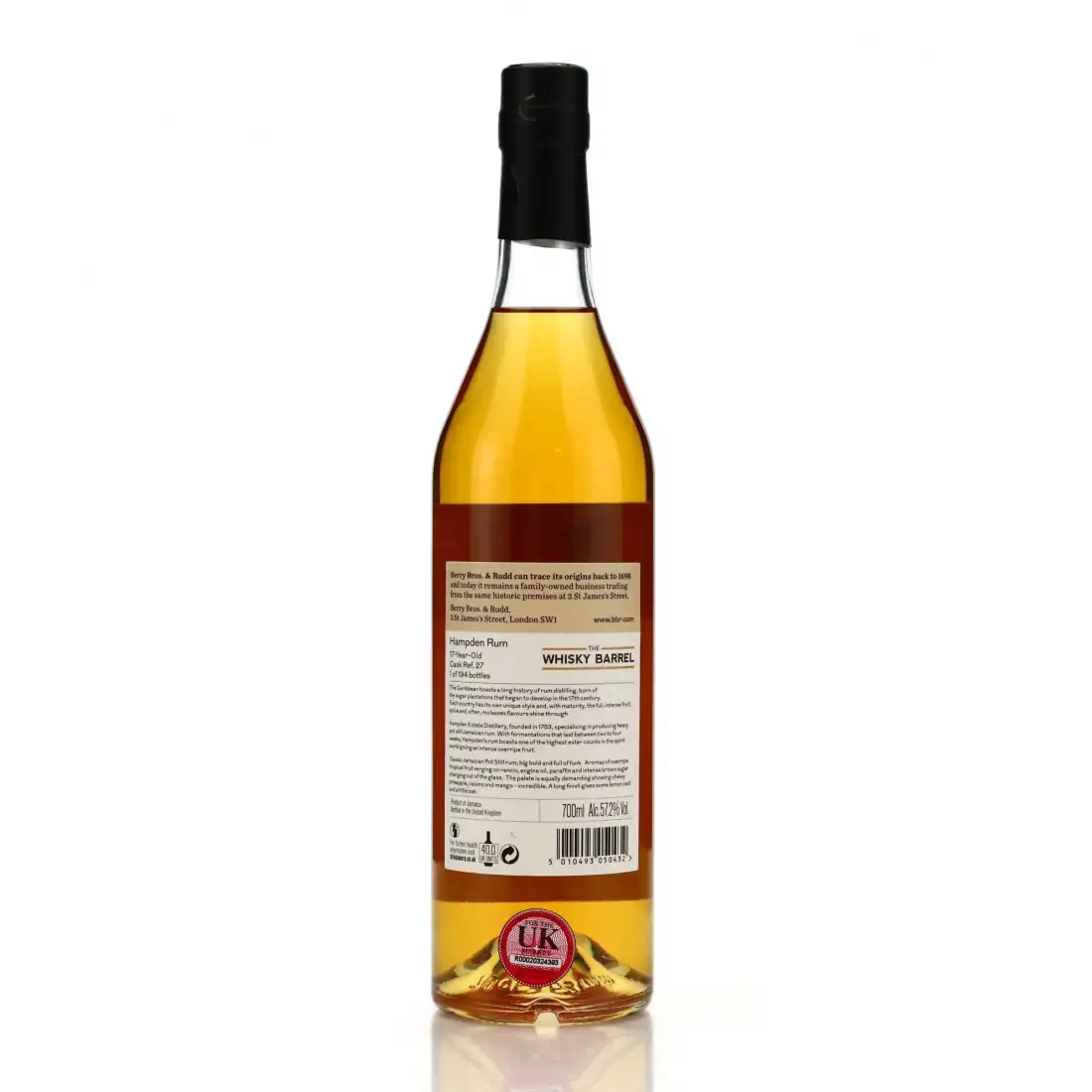 High resolution image of Berry Bros & Rudd Hampden LROK 2000