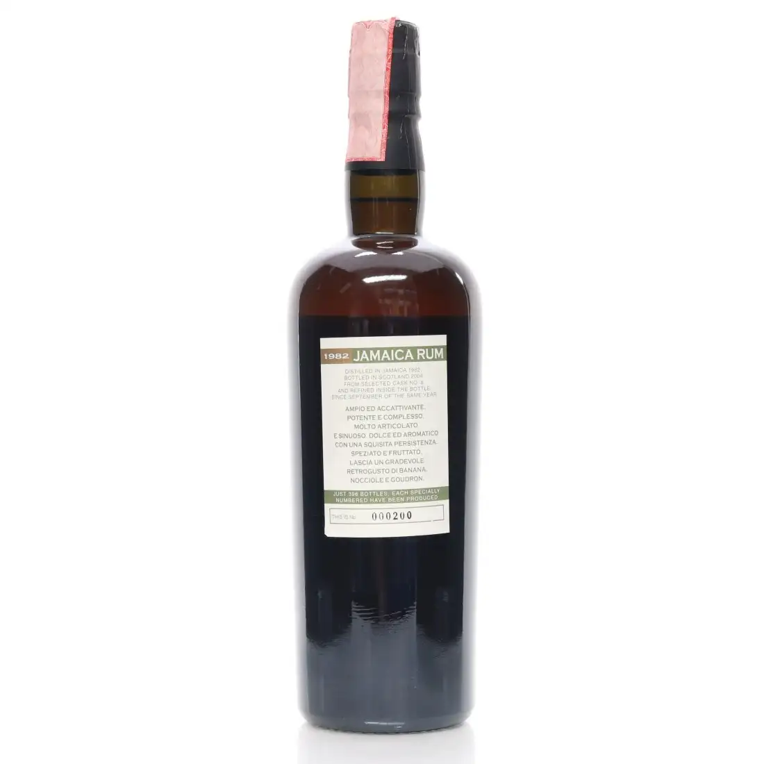 Image haute résolution de Samaroli Jamaica Single Cask 1982