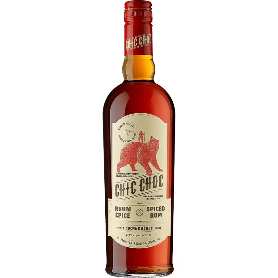 Bottle of Domaine Pinnacle Chic Choc Spiced Rum