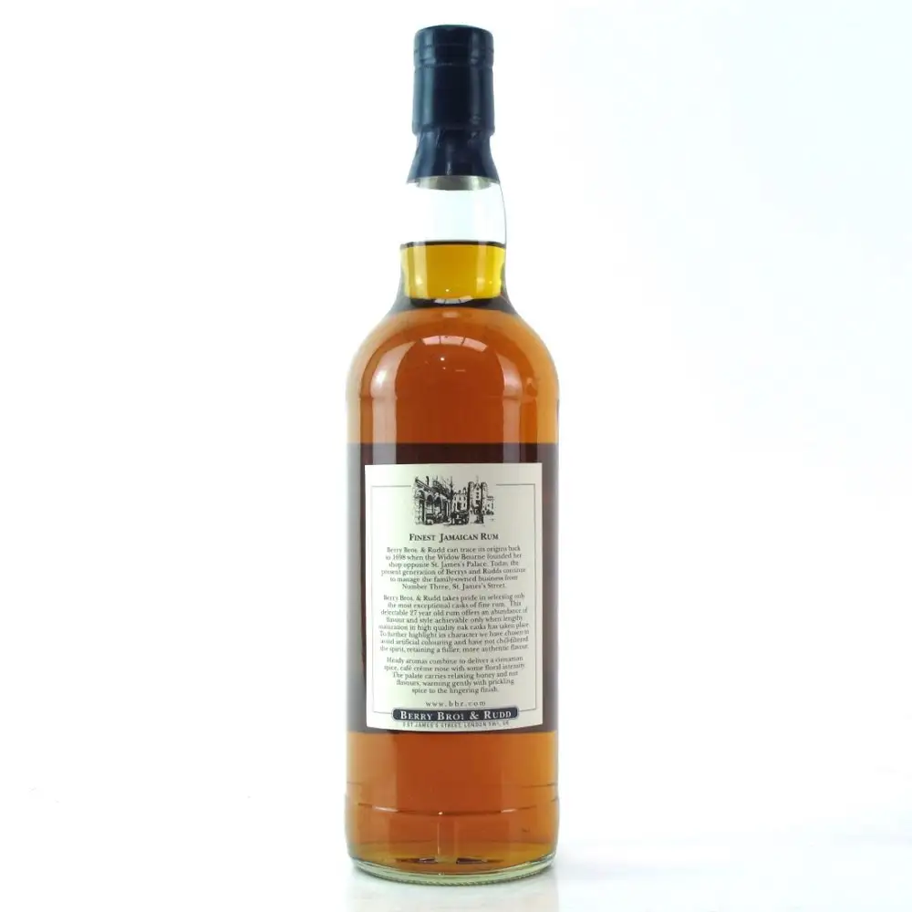 High resolution image of Berry Bros &amp; Rudd Berry‘s Own Selection Finest Jamaican Rum 1977