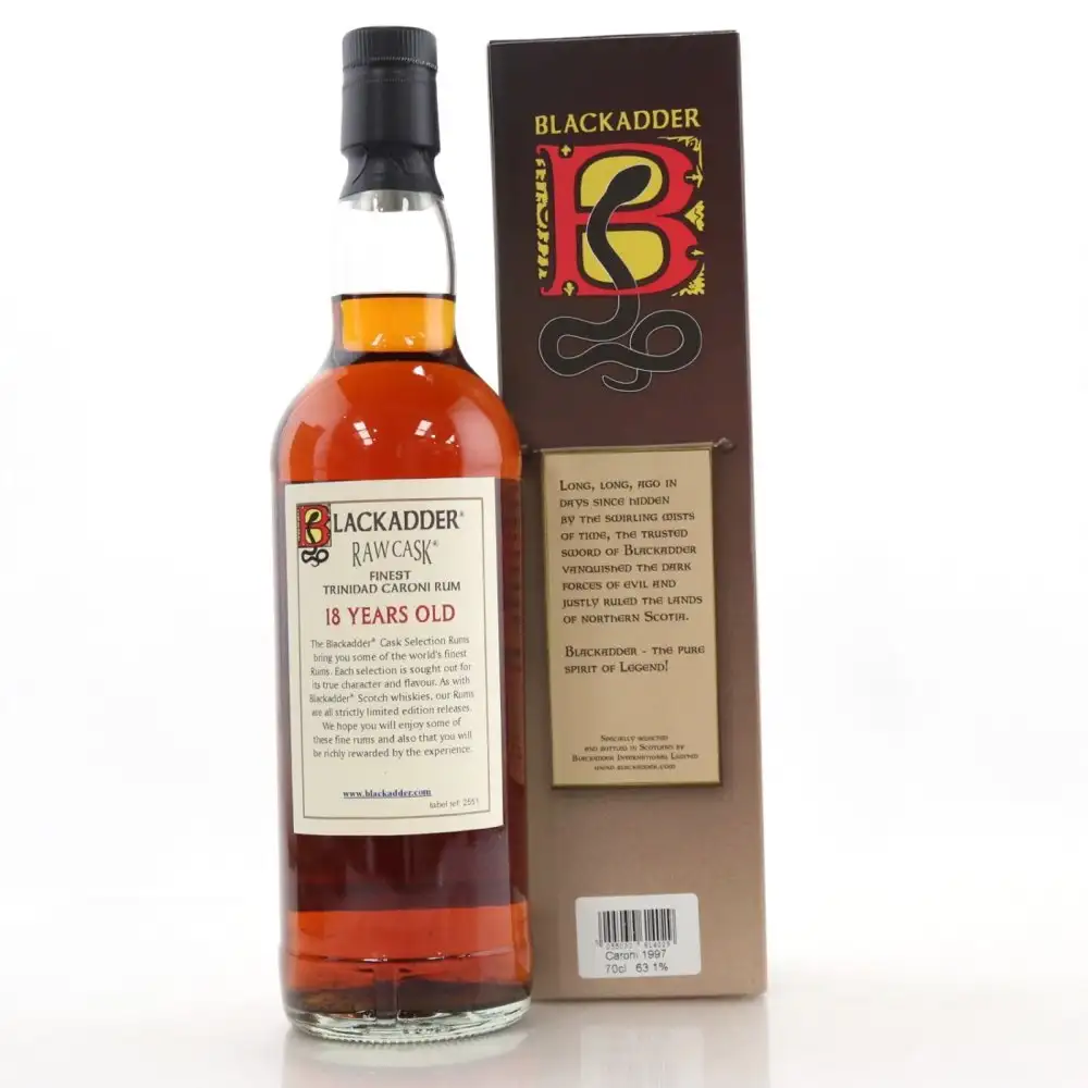 High resolution image of Blackadder Caroni Raw Cask Rum HTR 1997
