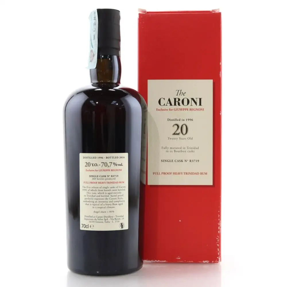 Hochauflösendes Bild von Velier Caroni Heavy Trinidad Rum (Exclusive for Giuseppe Begnoni) HTR 1996