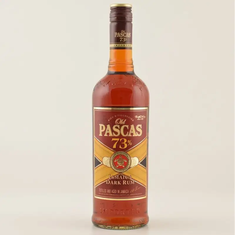 Bottle of Old Pascas Overproof 73%