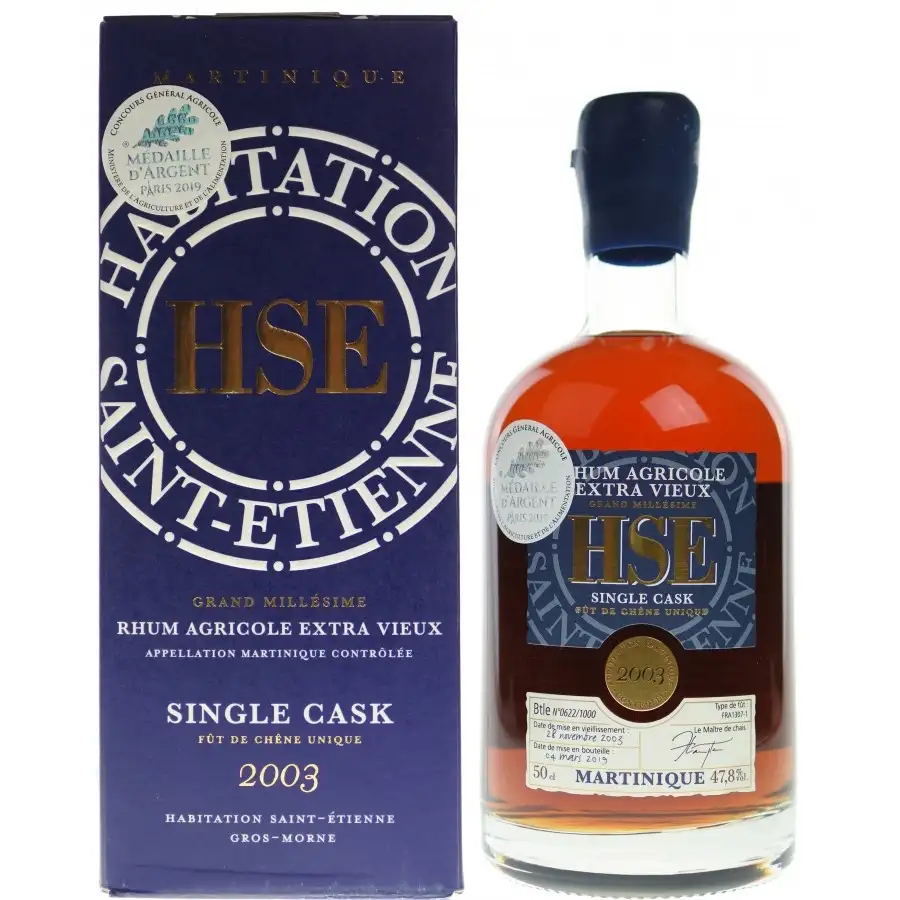 Bottle of HSE Single Cask (MEB 2019) 2003