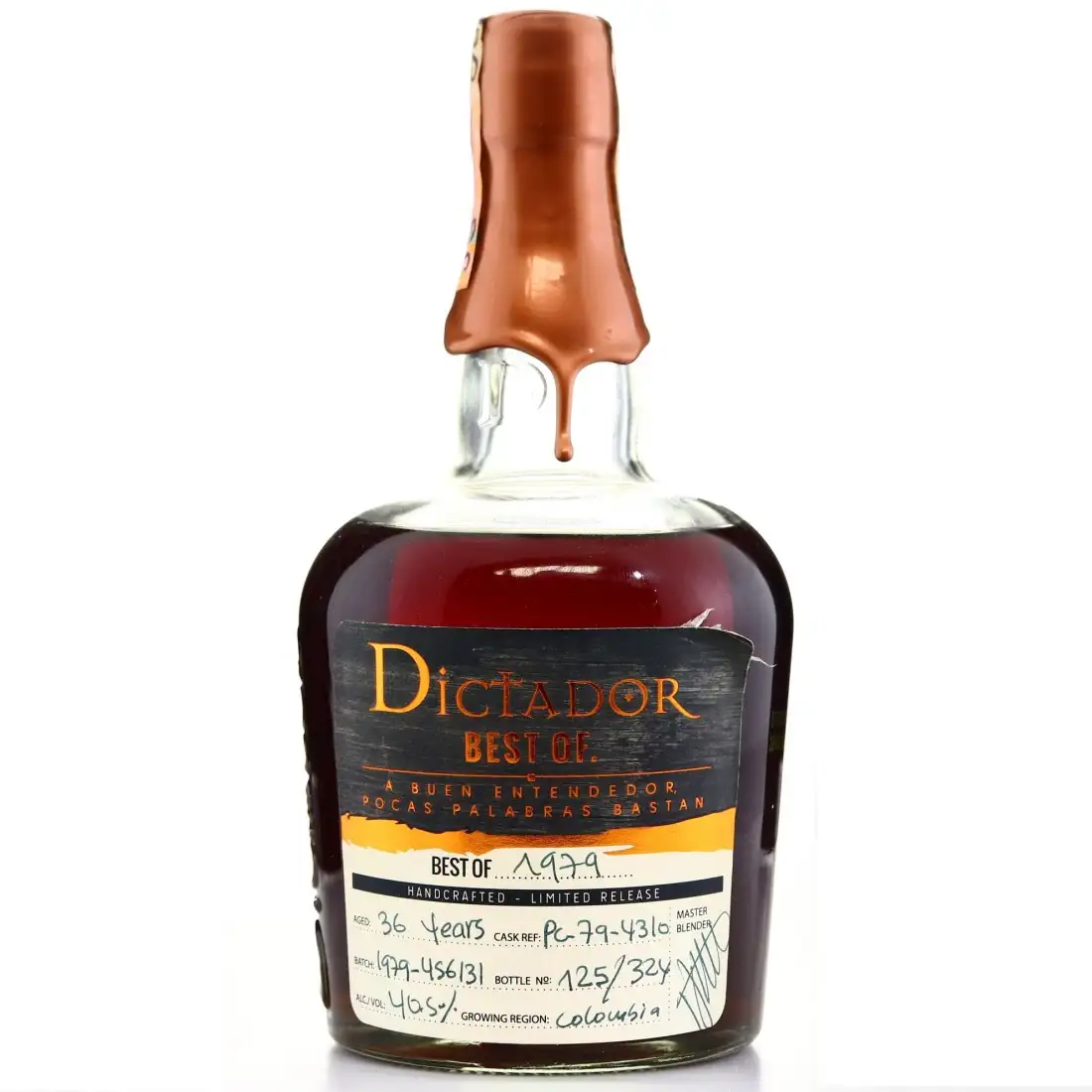 Bottle of Dictador Best of 1979