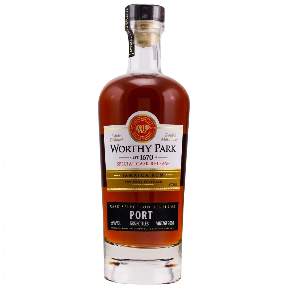 Bottle of Worthy Park Special Cask Release #5 Port 2008