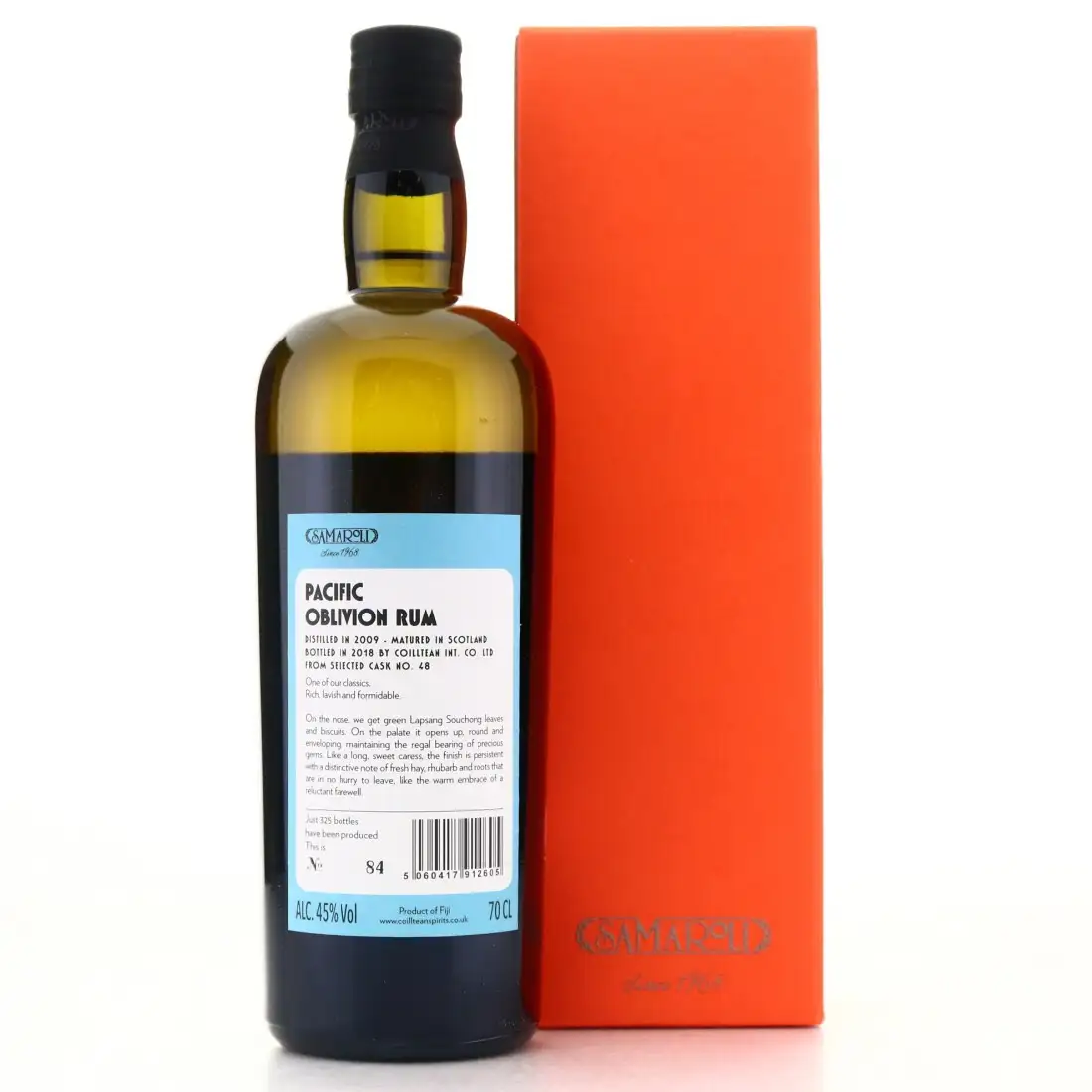 High resolution image of Samaroli South Pacific Pacific Oblivion Rum 2009