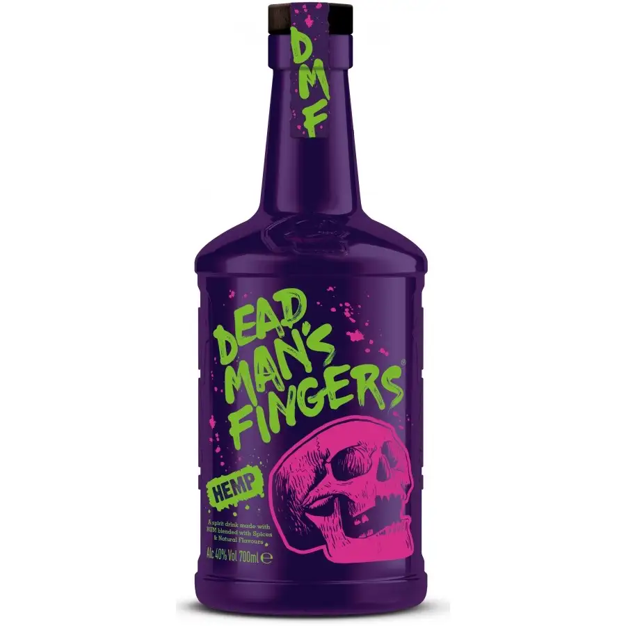 Bottle of The Rum & Crab Shack Dead Man’s Fingers Hemp Rum