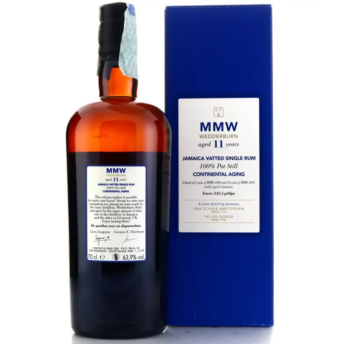 High resolution image of Velier & Scheer Clarendon Wedderburn Continental Aging MMW