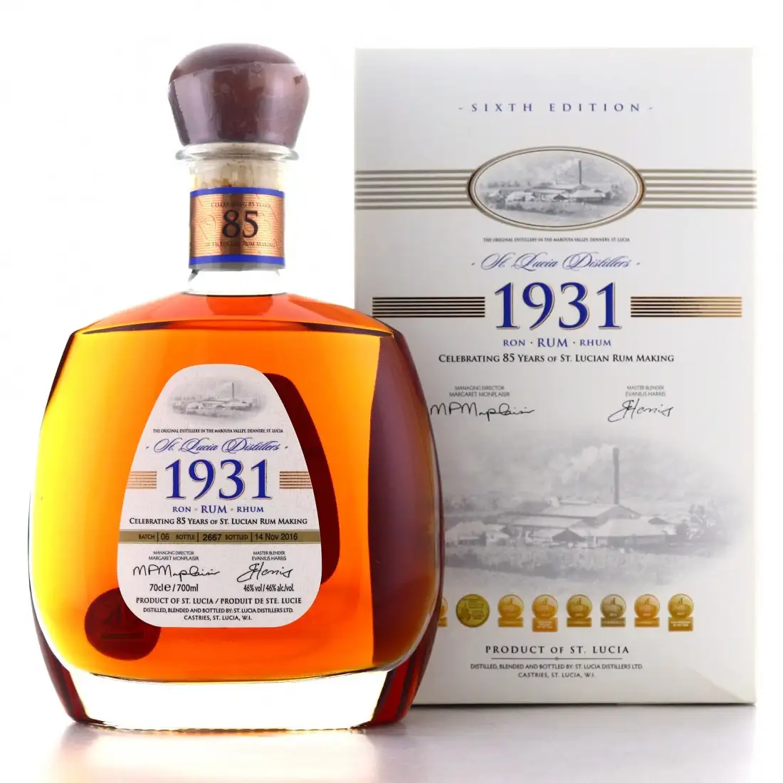 Bottle of Chairman’s Reserve 1931 - 6th édition