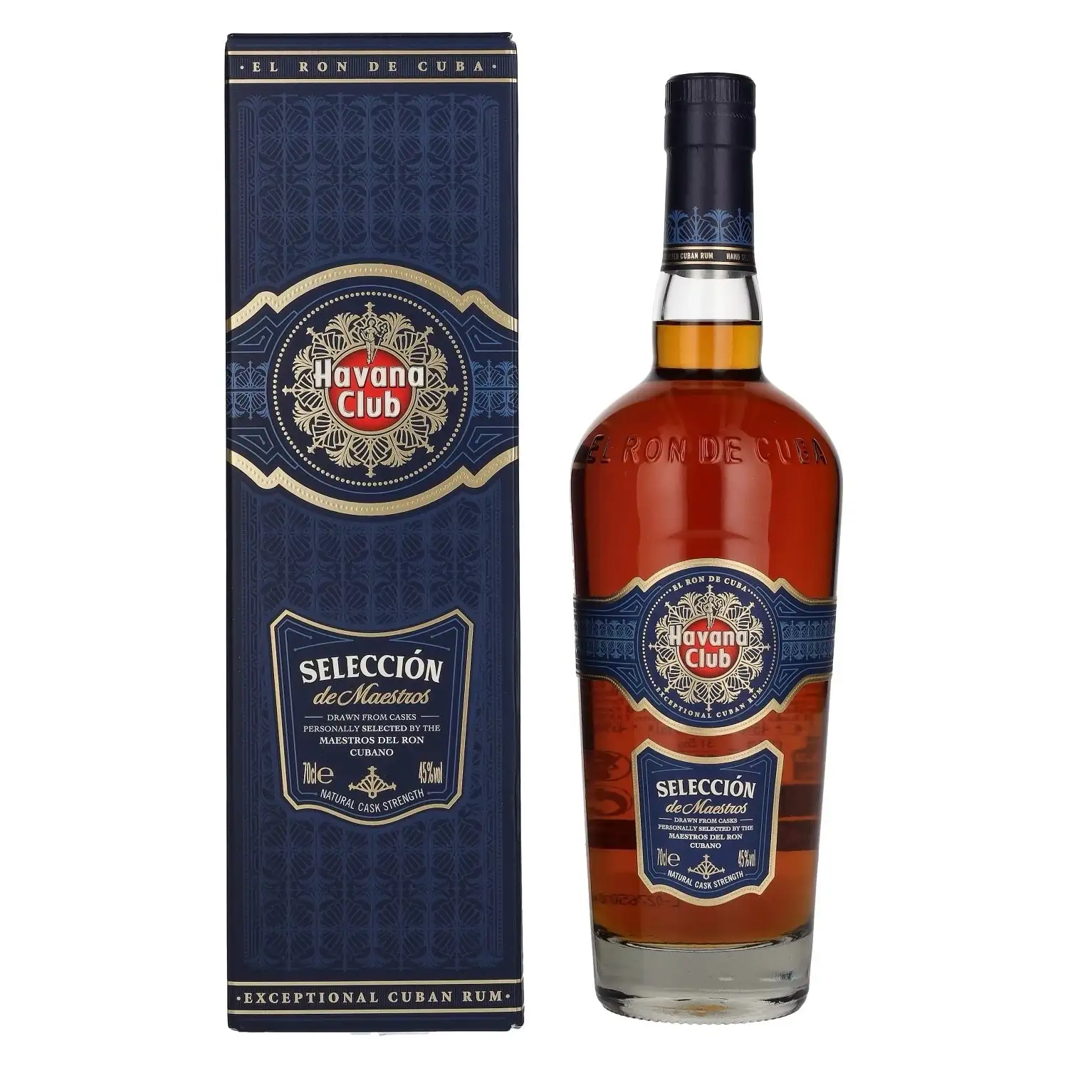 Bottle of Havana Club Selección de Maestros