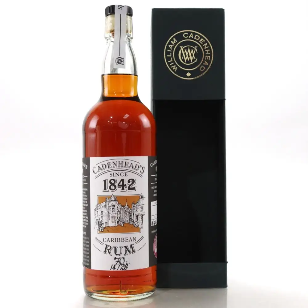 Bottle of Cadenhead‘s Caribbean Rum 1842