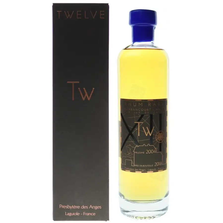 Bottle of Twelve Whisky d’Aubrac Barbancourt Rhum Rare Haiti 2004