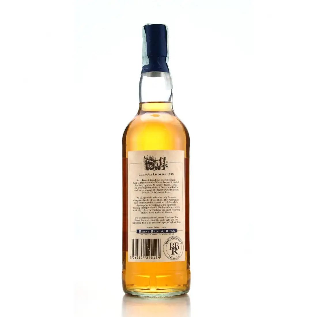 Hochauflösendes Bild von Berry Bros & Rudd Finest Nicaraguan Rum 1999