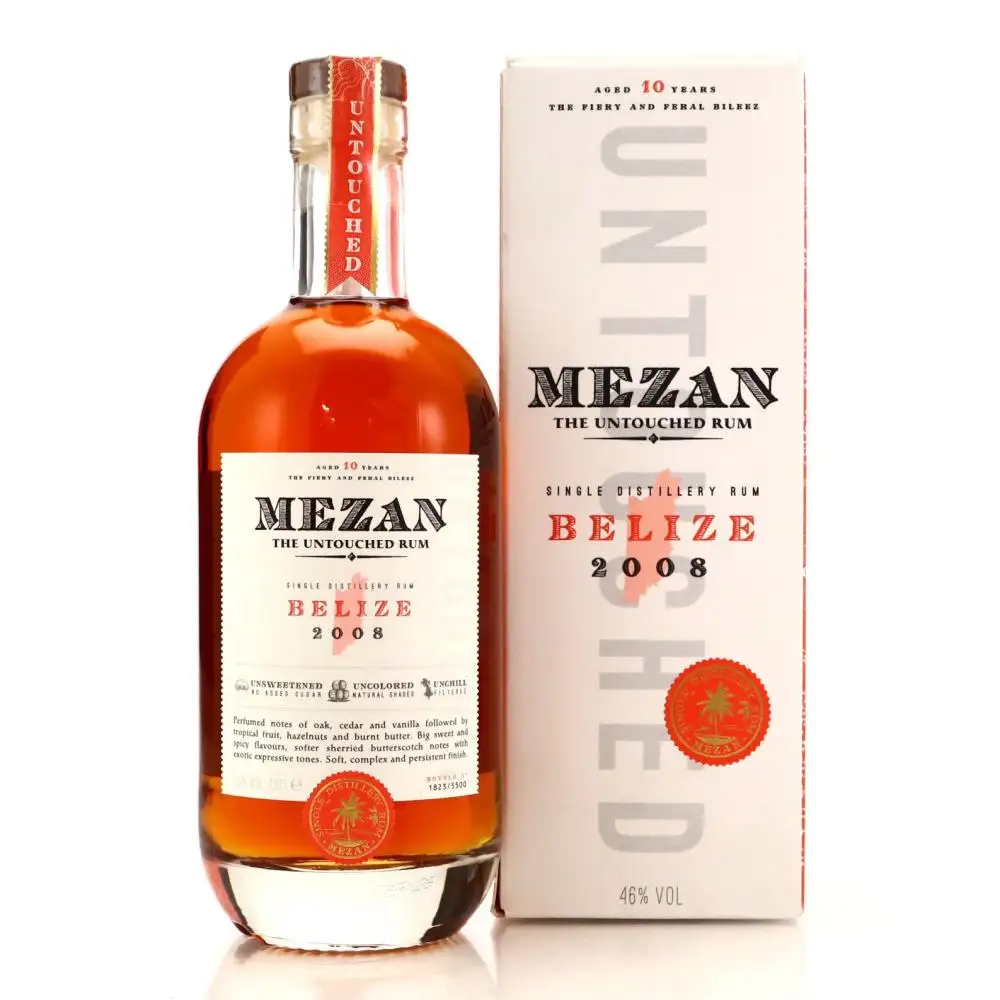 Bottle of Mezan Travellers Belize 2008