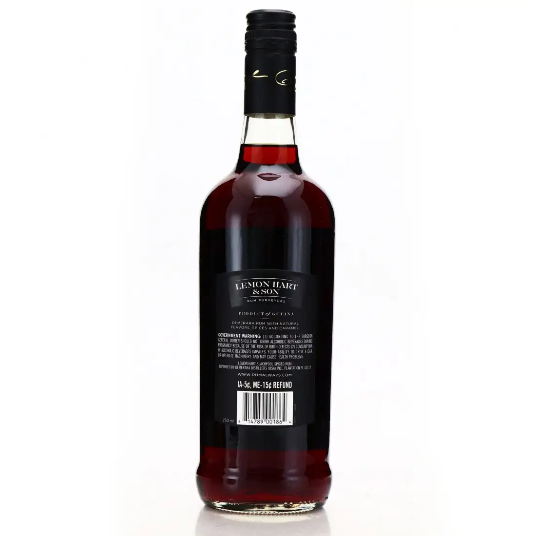 Image haute résolution de Lemon Hart & Son Blackpool Navy Spiced