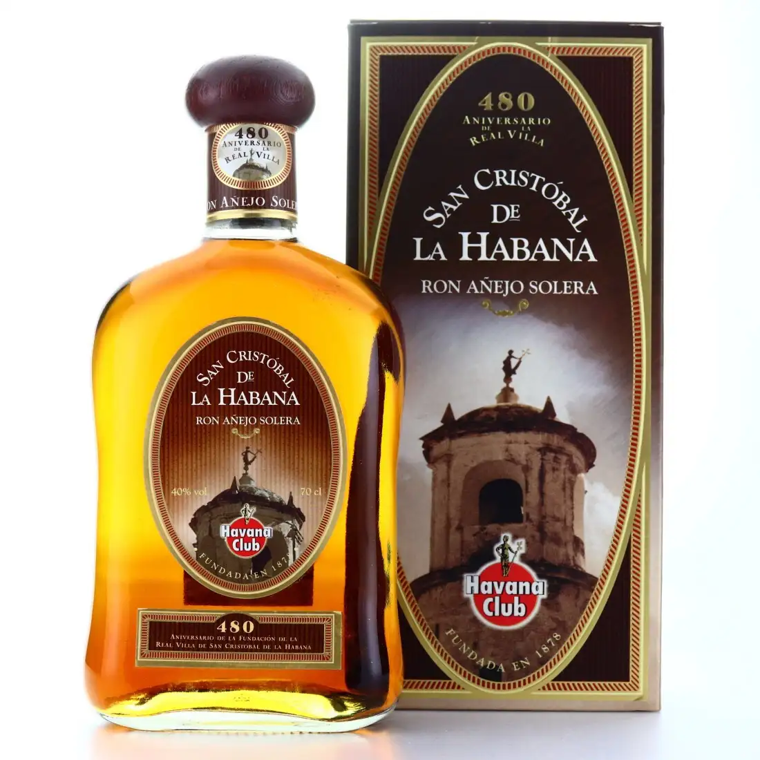 Bottle of Havana Club San Cristóbal de la Habana - 480 Aniversario