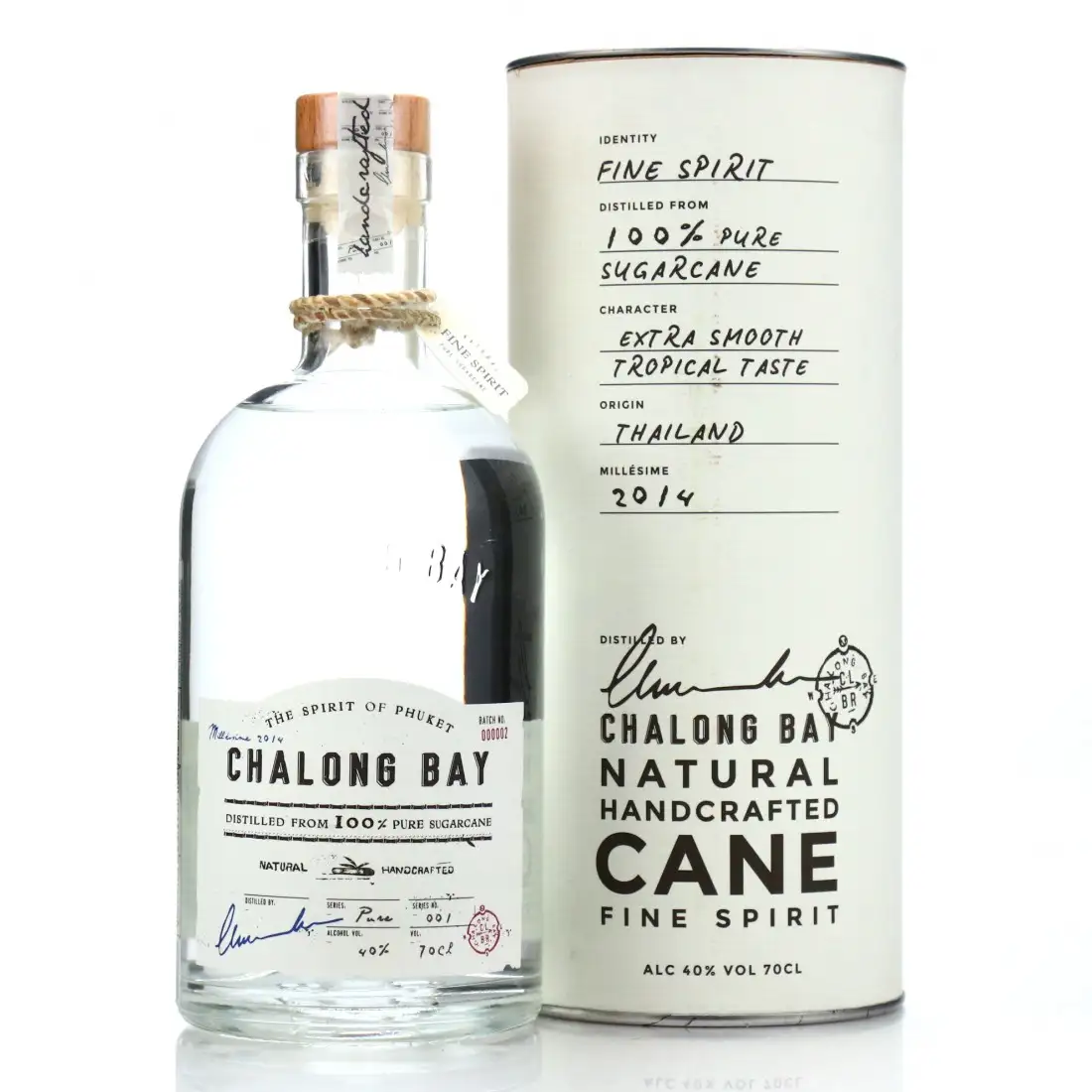 Bottle of Chalong Bay Distillery The Spirit Of Phuket 2014