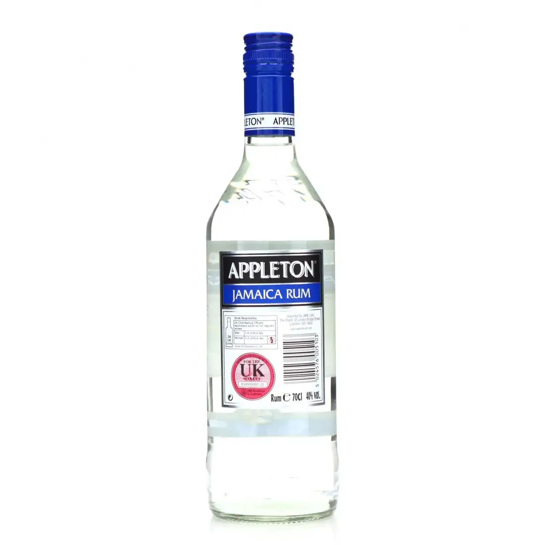 Bottle of Appleton White Classic Jamaica Rum